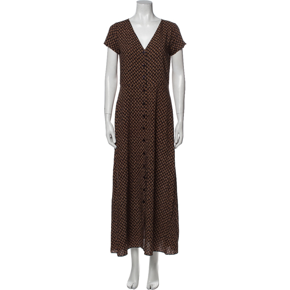 ISO XS FRYE Paris Petals Maxi Dress